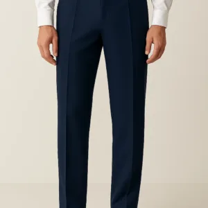 Men's Navy Blue Formal Pant 1