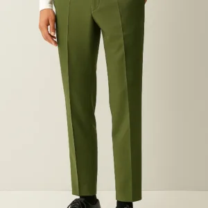 Men's Light Green Formal Pant 1