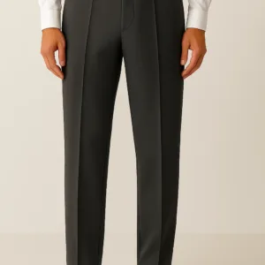 Men's Dark Grey Formal Pant 1