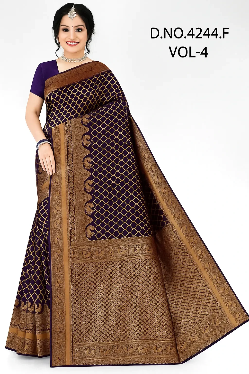 SAREE 33 PURPLE (1)