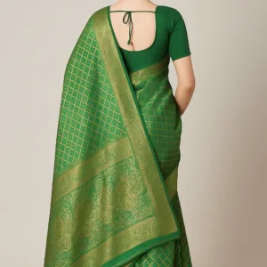 SAREE 33 GREEN (2)