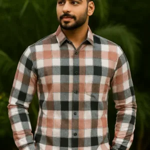 Mens Casual Checks Shirt - 7