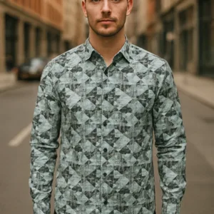 Mens Design Casual Shirt - 9