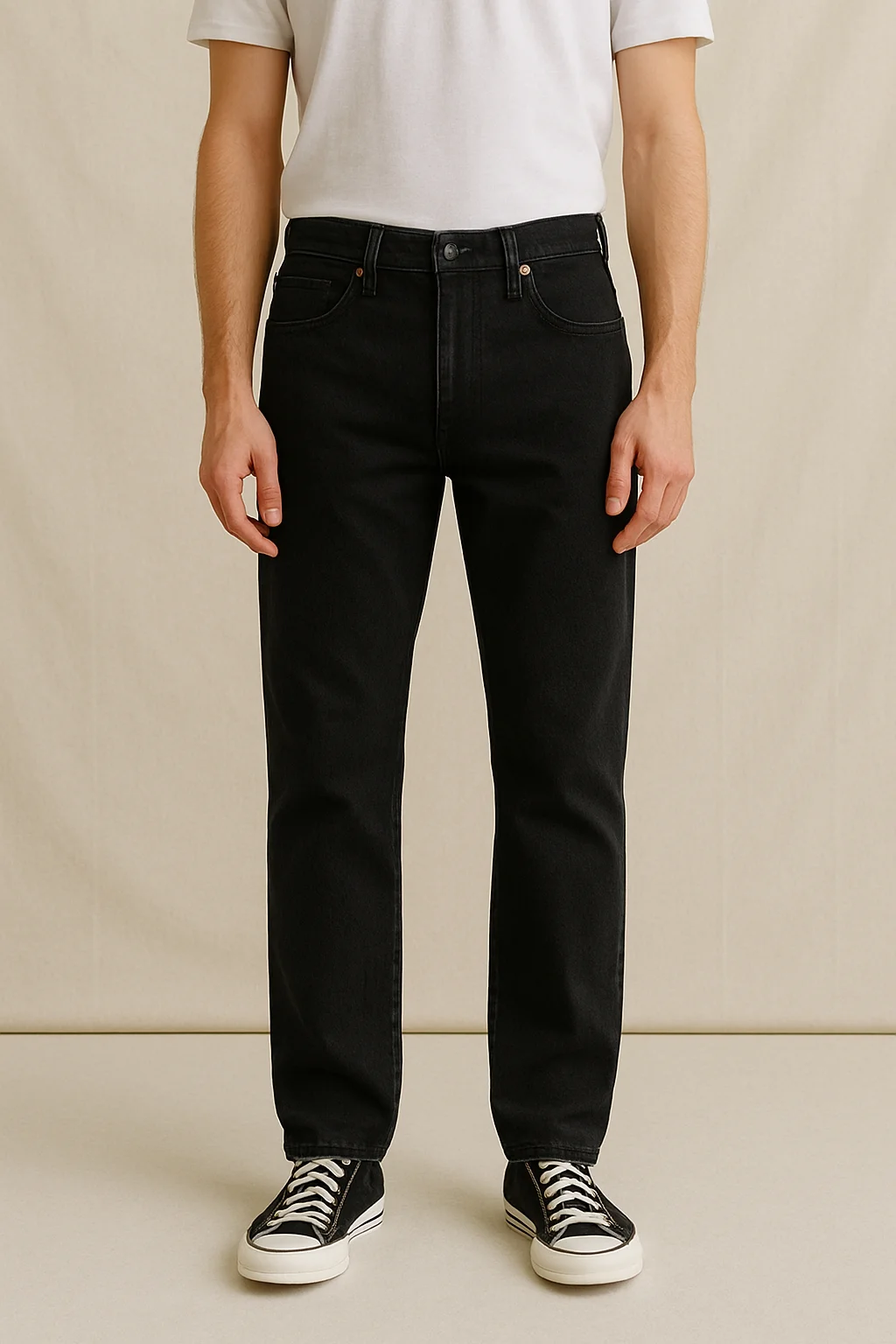 Mens Black Jeans - 1