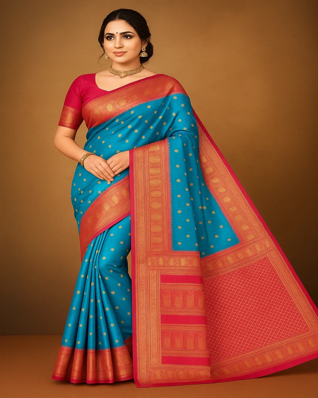 SAREE 23 BLUE (1)