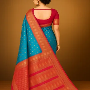 SAREE 23 BLUE (2)