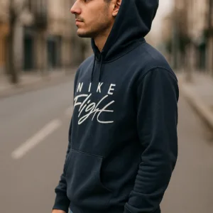 1- Mens-Hoodie-Dark Navy Blue 3