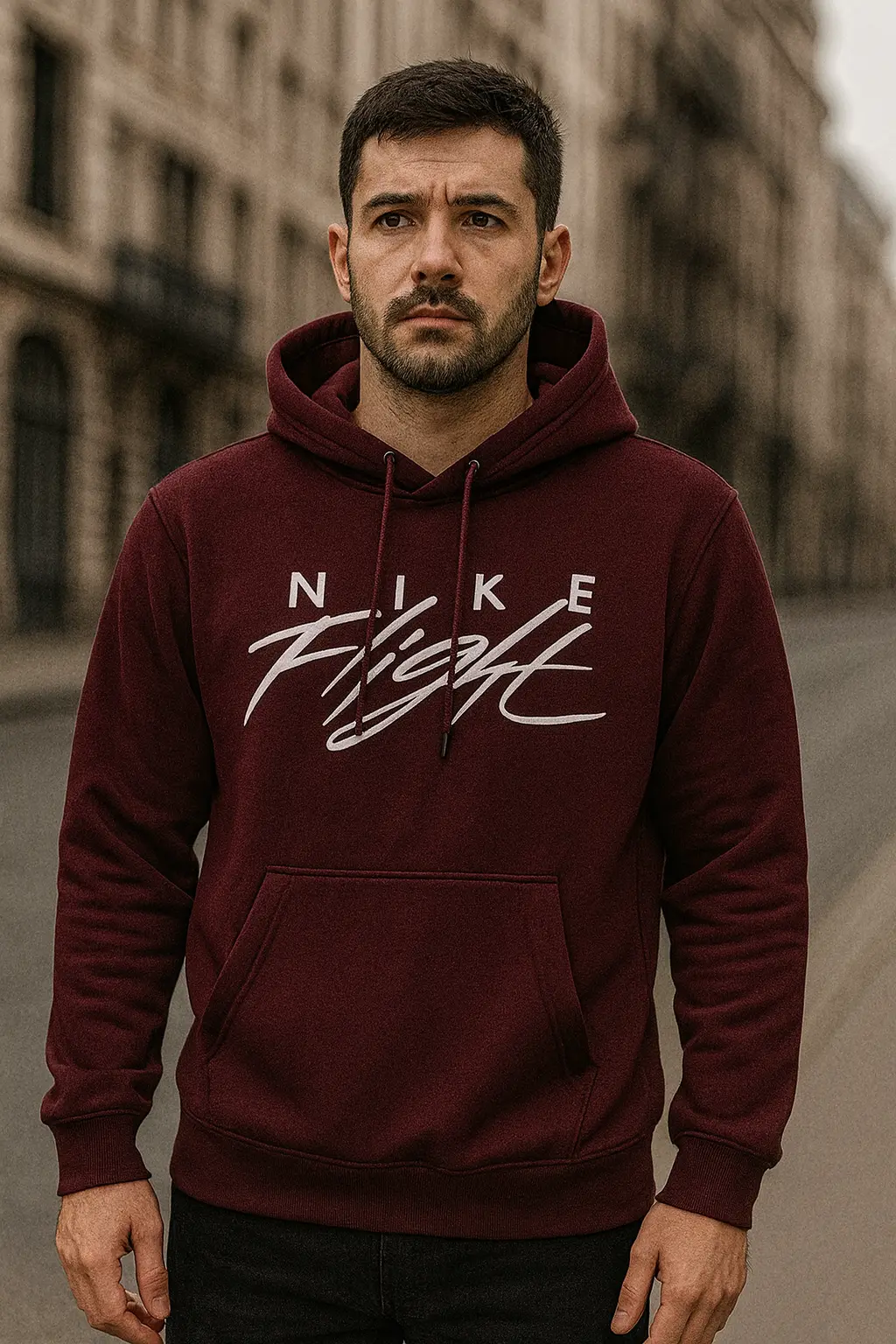 1- Mens-Hoodie-MAROON 1.1
